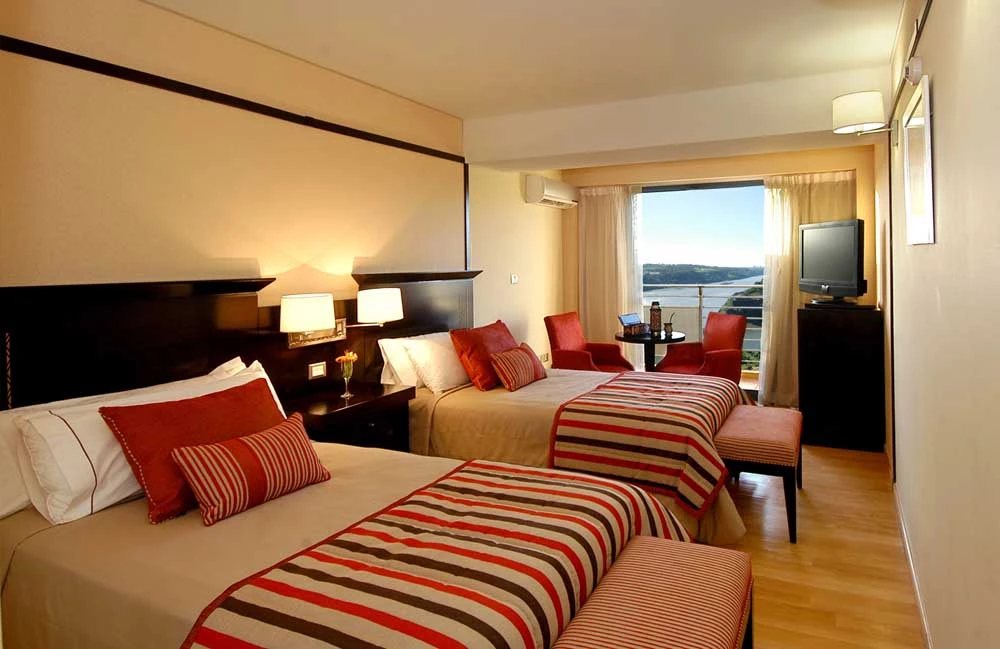 Chambre supérieure double avec vue sur le Rio Iguazu de l’Hôtel Amerian Portal del Iguazu