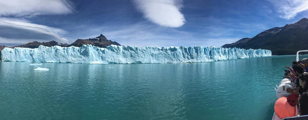 Vue sur le Perito Moreno depuis le bateau