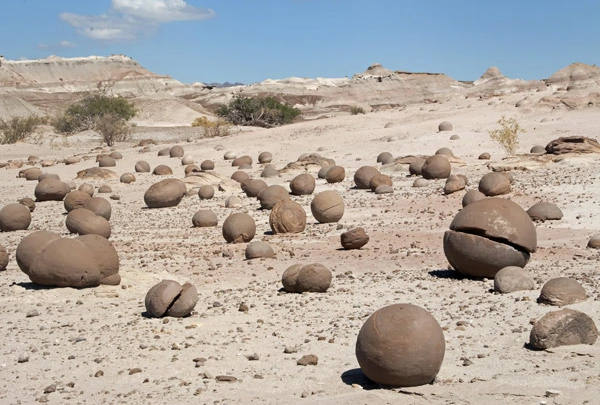 Terrain de pétanque de la Vallée de la Lune en Argentine