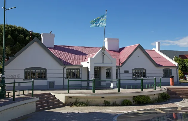 Ancienne gare du village gallois de Trelew en Argentine