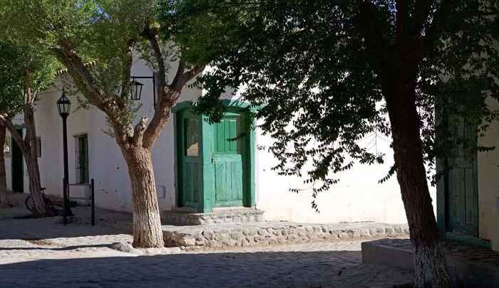 Une maison traditionnelle du village de Molinos en Argentine