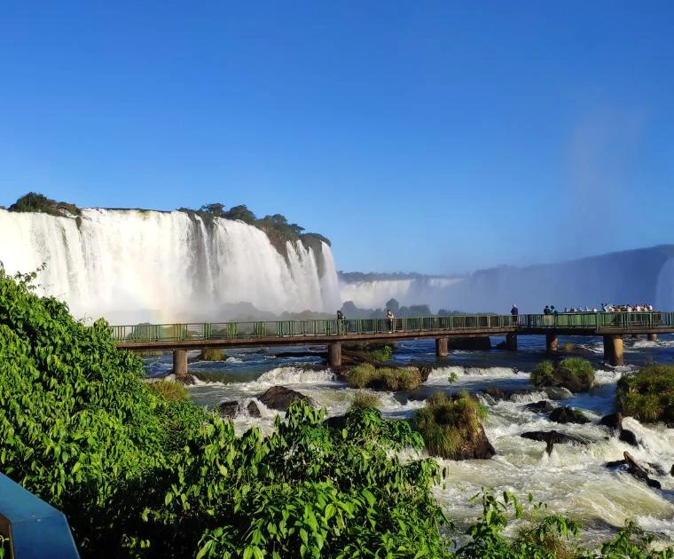Les chutes d'Iguazu côté brésilien