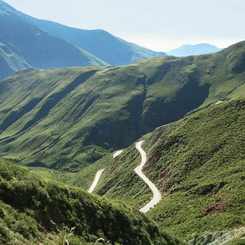 La Cuesta del Obispo dans la province de Salta en Argentine