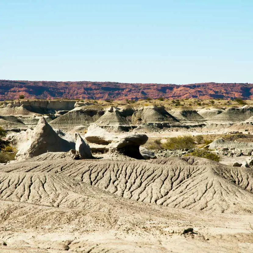 Le parc provincial Ischigualasto ou Vallée de la Lune en Argentine