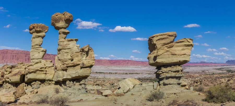 Le sous-marin, formation de grès emblématique du parc provincial Ischigualasto